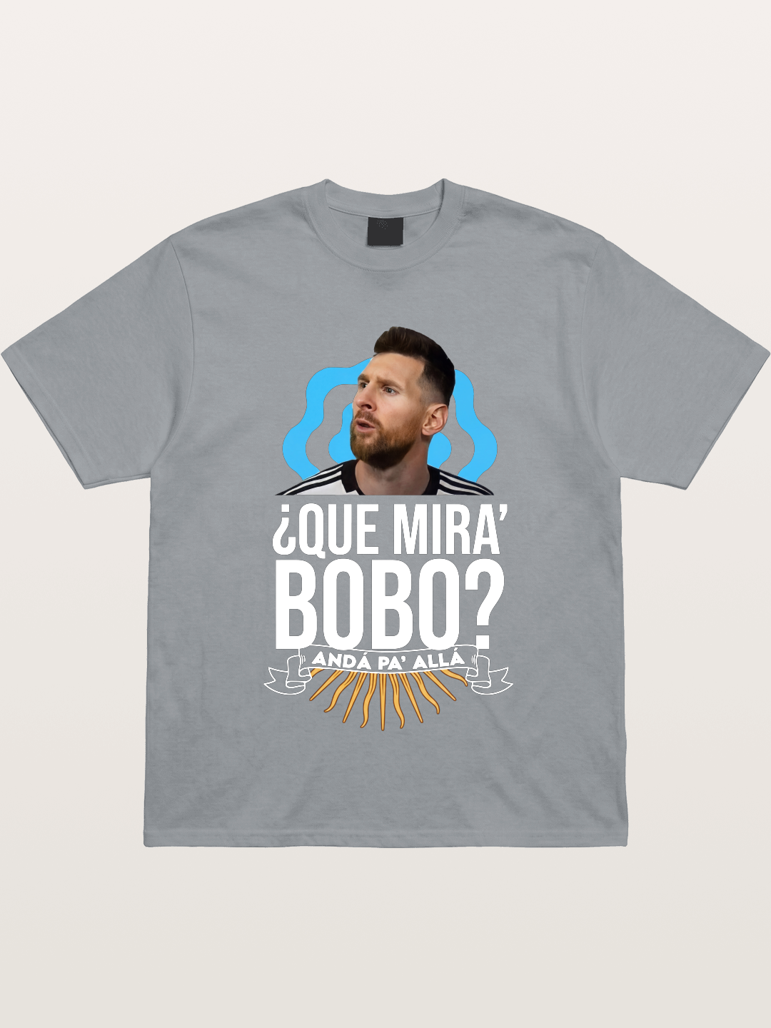 Messi Argentina Sun Design Gildan T-shirt