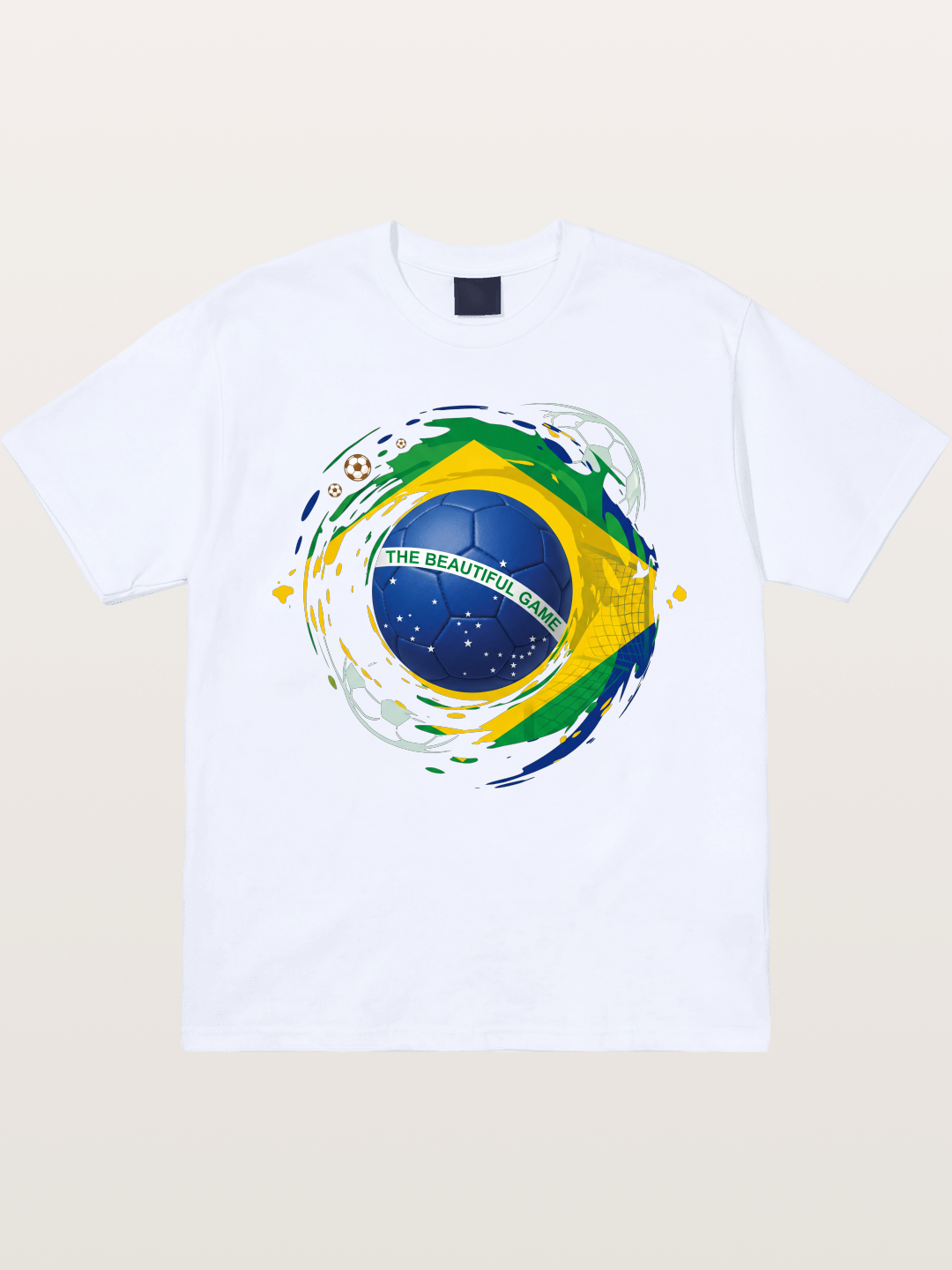 The Beautiful Game Brazil Print Gildan T-shirt