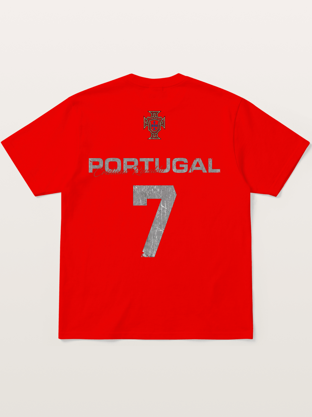 Portugal Ronaldo 7 Jersey Cotton T-shirt