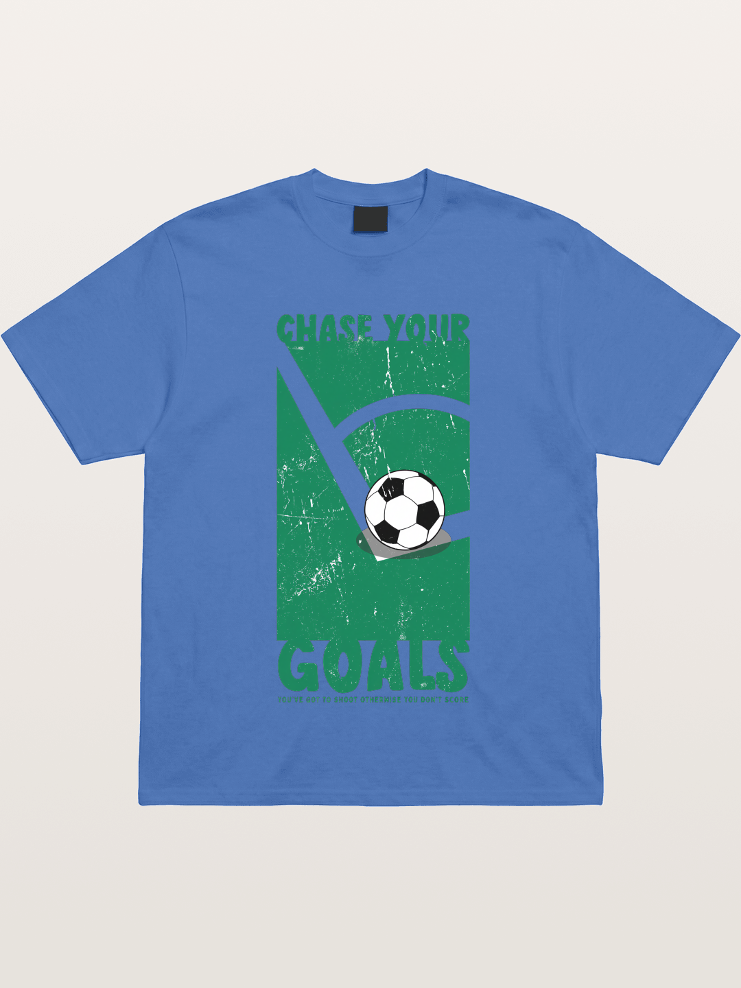 Chase Your Goals Green Poster Gildan T-shirt