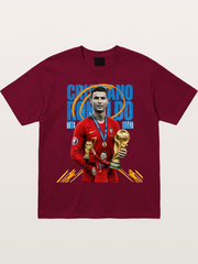 CR7 Portugal WC Trophy Art Gildan T-shirt