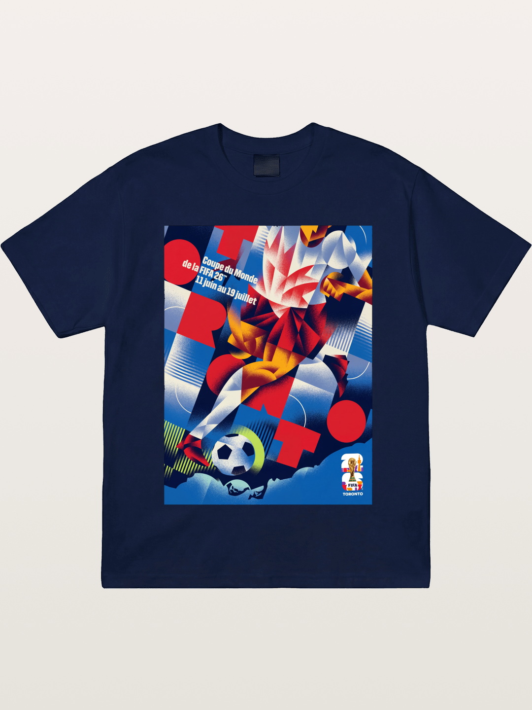 Canada WC 2026 Soccer Player Abstract Gildan T-shirt