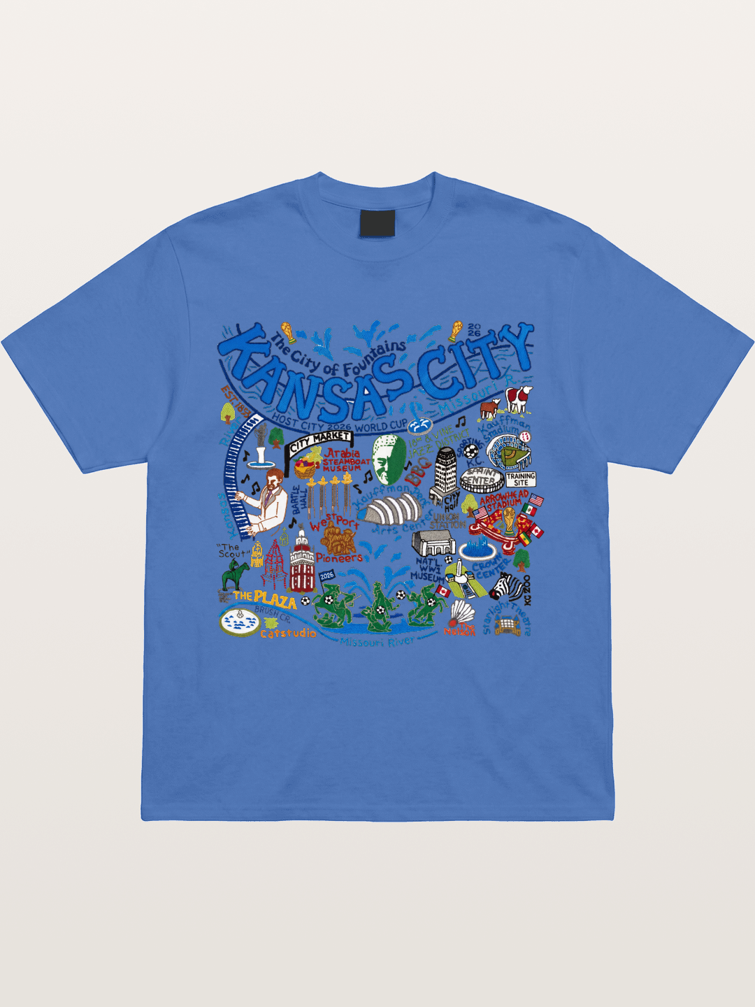 Kansas City World Cup Graphic Gildan T-shirt