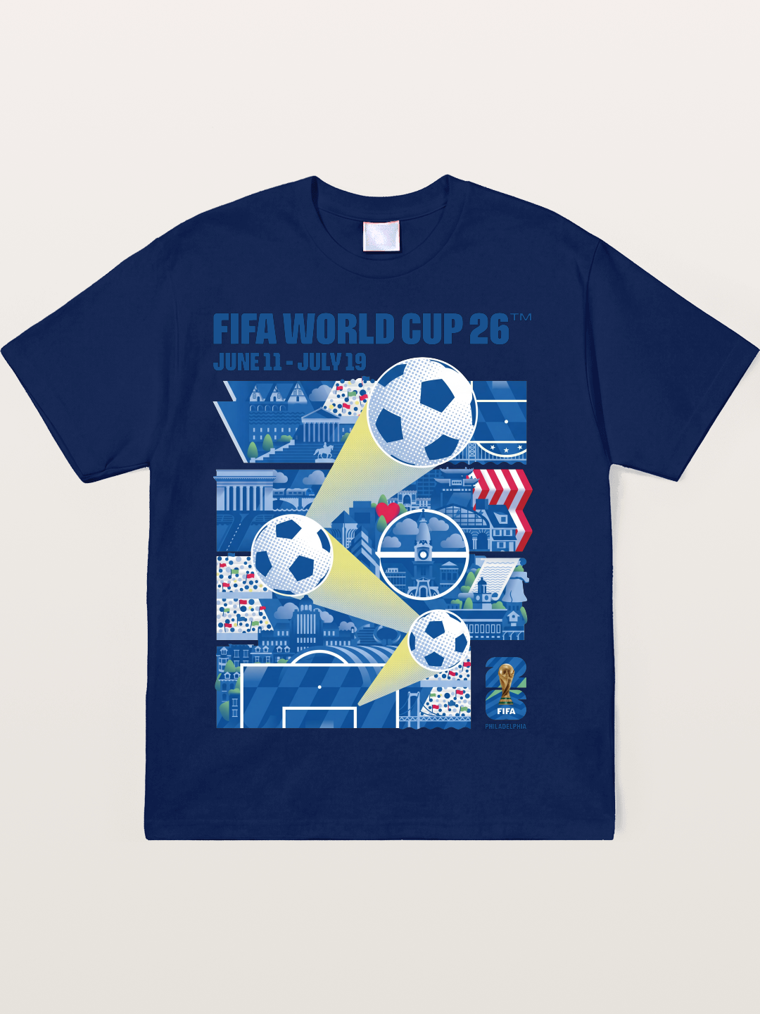 2026 WC Schedule & Landmarks Soft-Stay T-shirt