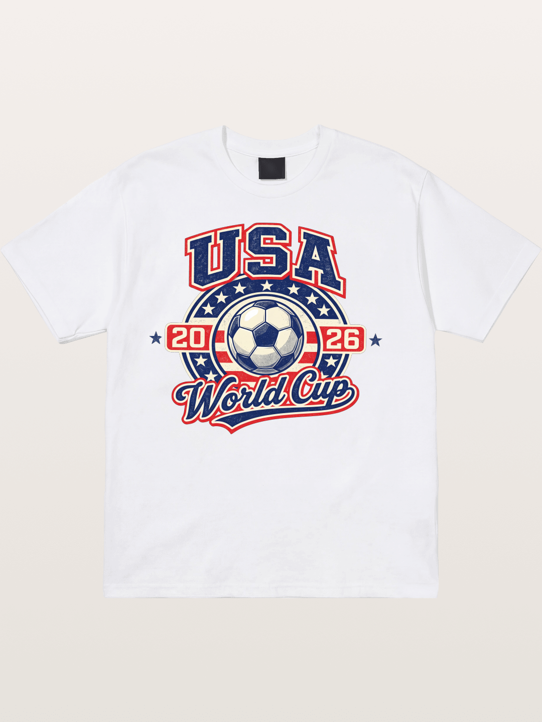 USA World Cup 2026 Retro Badge Cotton T-shirt