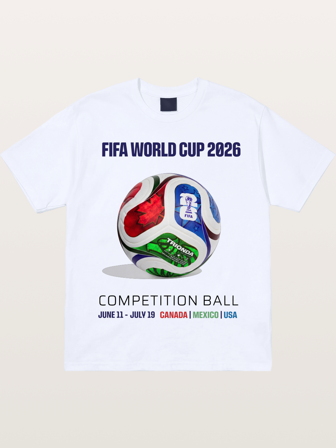 2026 World Cup Official Competition Ball Gildan T-shirt