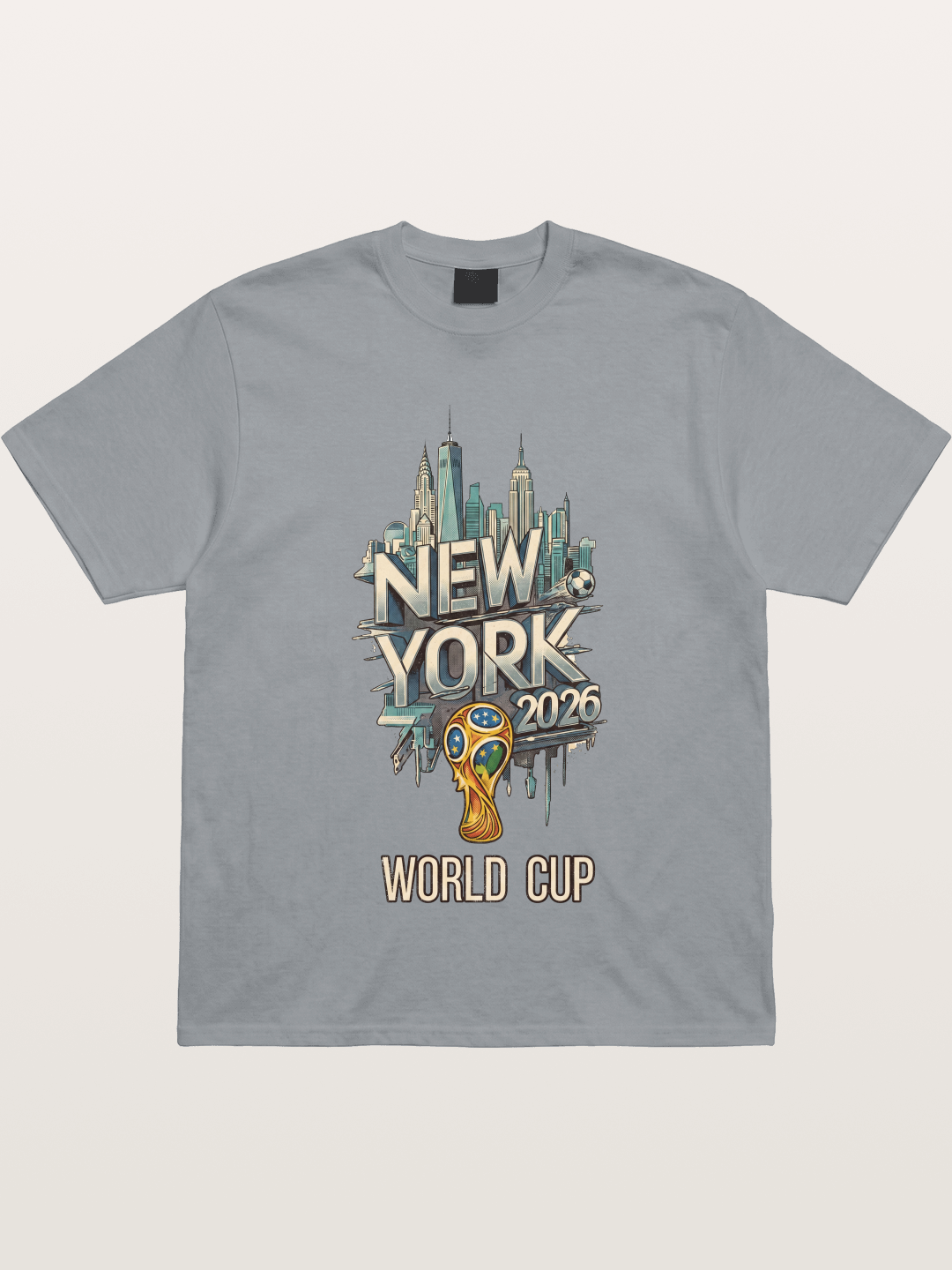 NYC World Cup 2026 Emblem Gildan T-shirt