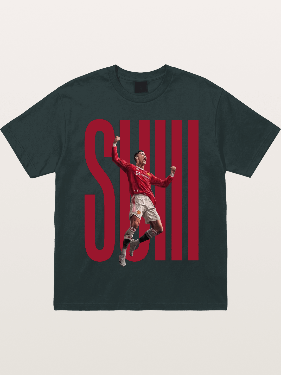Ronaldo Manchester United Goal Pose Gildan T-shirt