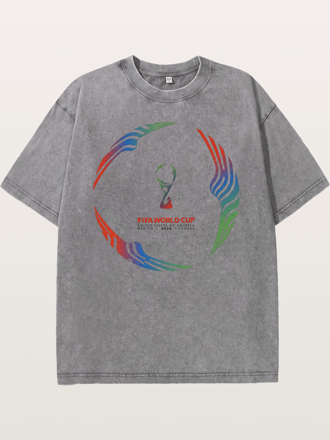 2026 World Cup Official Logo Washed T-shirt