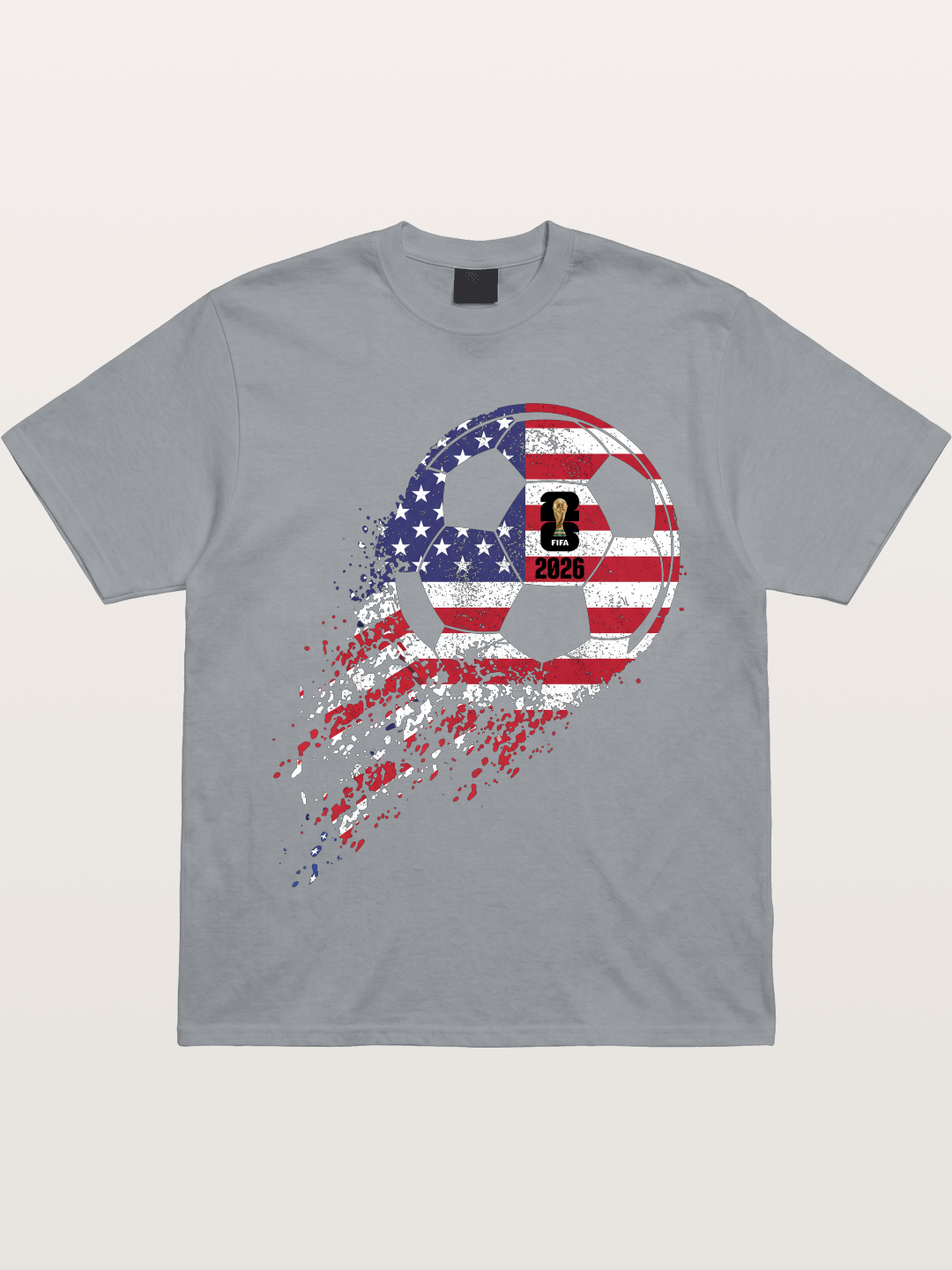 American Flag WC 2026 Ball Gildan T-shirt