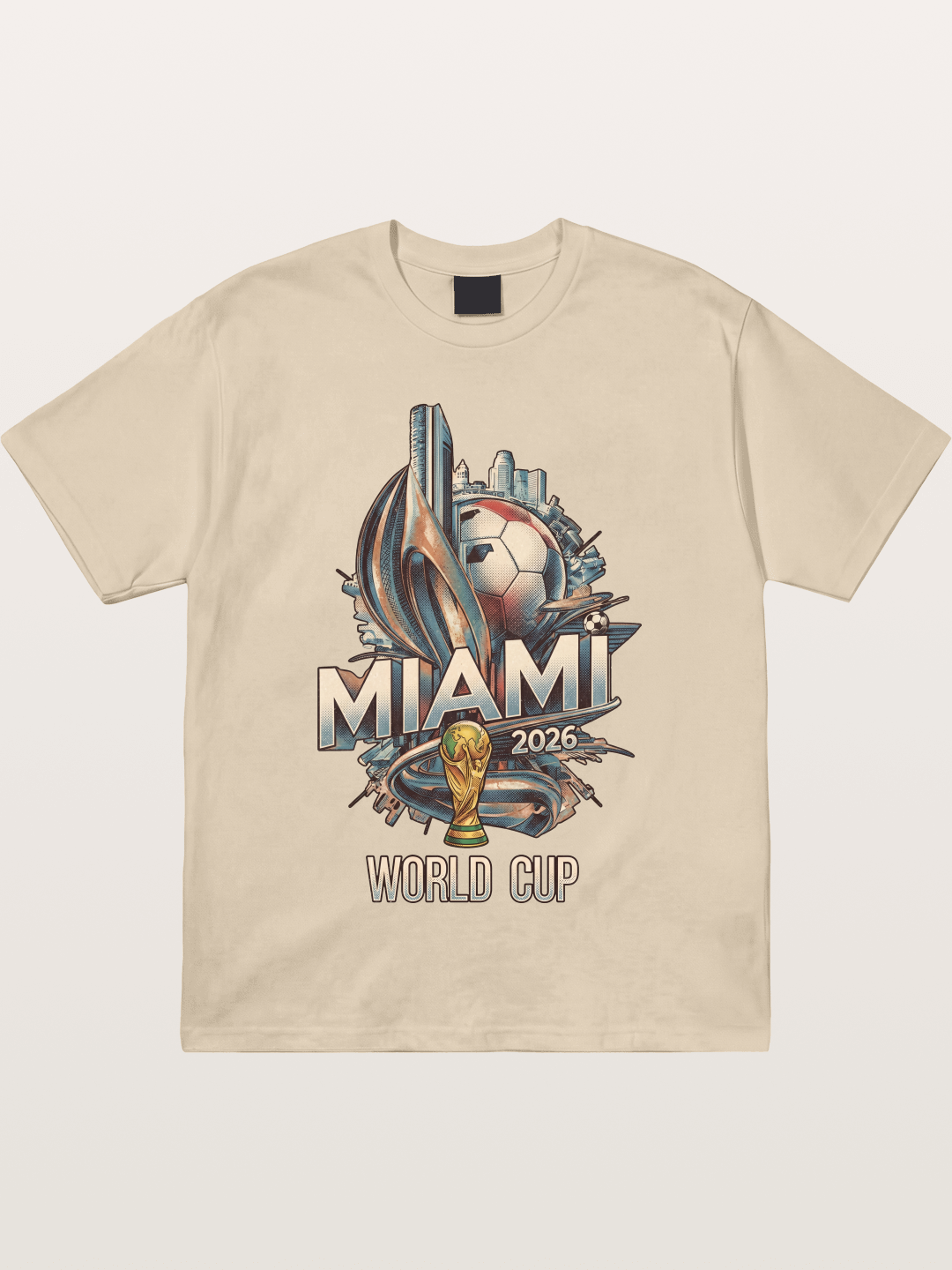 Miami World Cup 2026 Emblem Gildan T-shirt