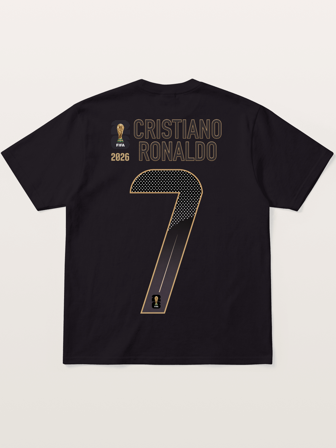 Portugal 7 Ronaldo 2026 WC Cotton T-shirt