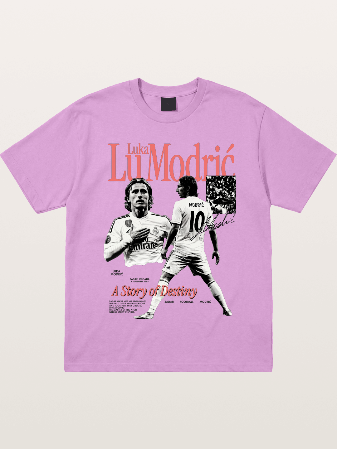 Luka Modric Destiny Story Gildan T-shirt