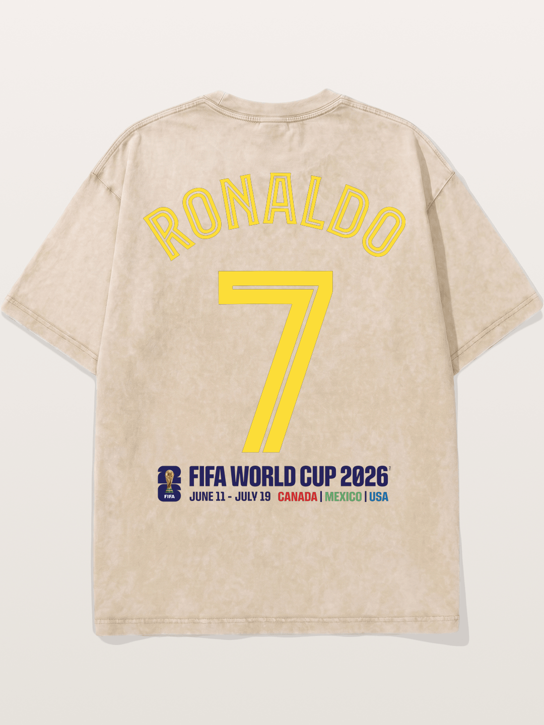 Ronaldo 7 World Cup 2026 Washed T-shirt