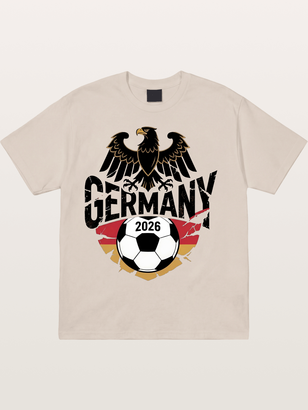 Germany 2026 Eagle Soccer Crest Cotton T-shirt