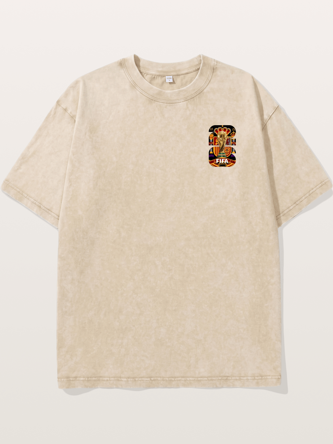Spain World Cup Trophy Crest Washed T-shirt