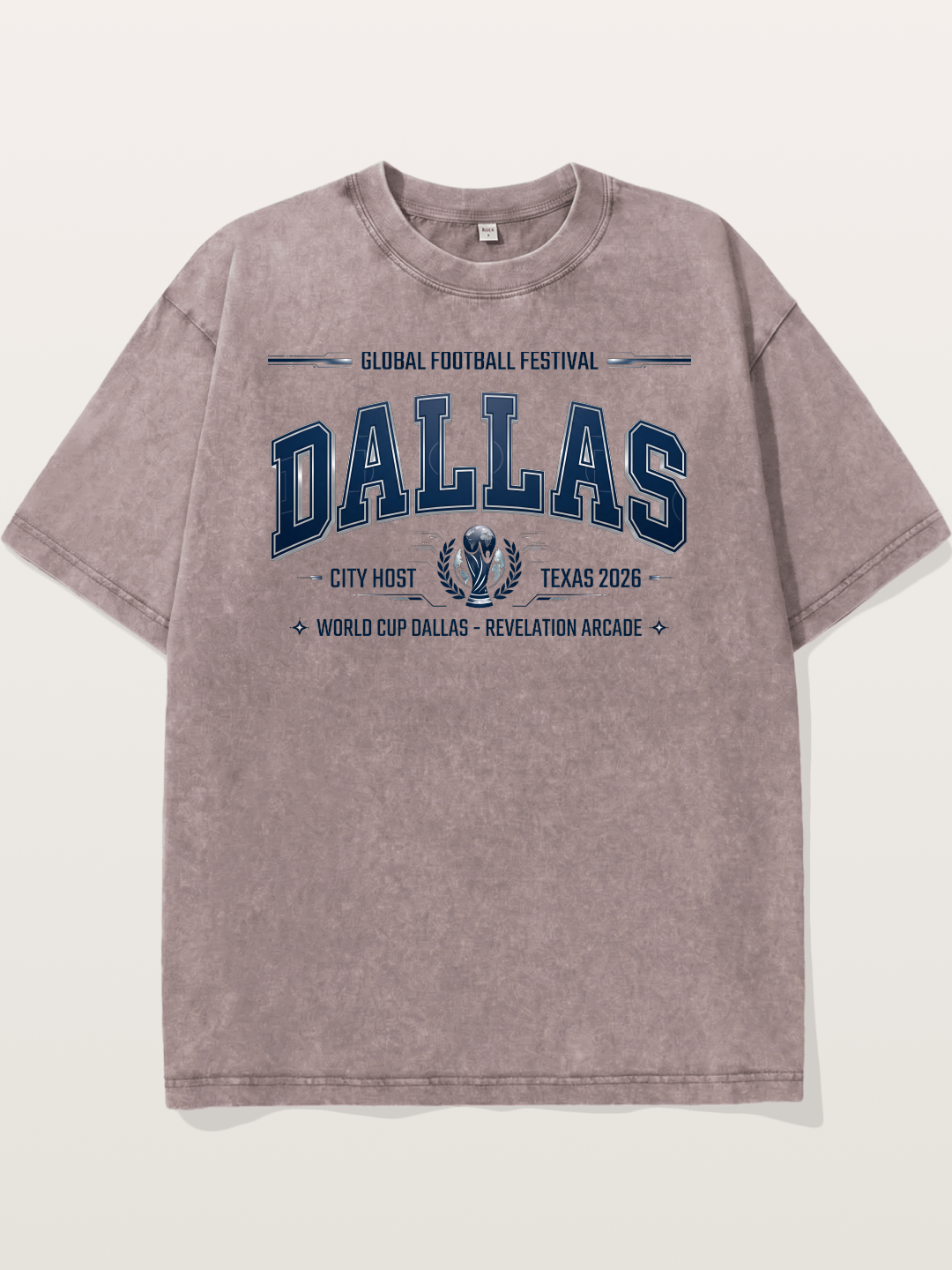 Dallas 2026 World Cup Print Washed T-shirt