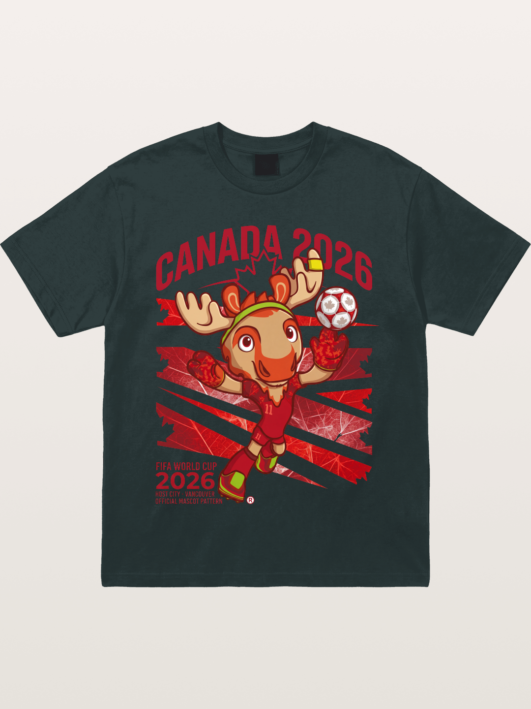 Canada 2026 Moose Mascot Gildan T-shirt