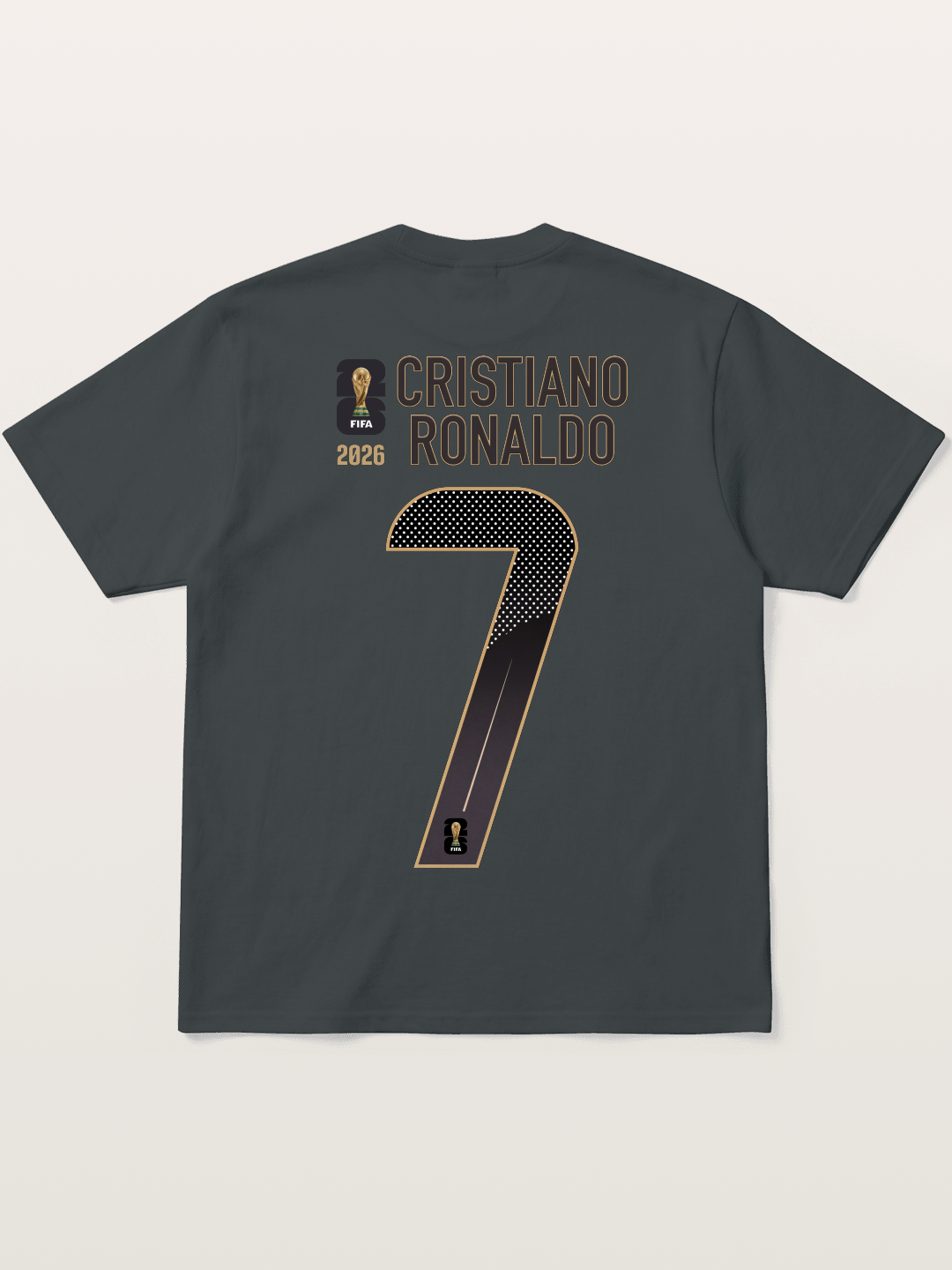 Portugal 7 Ronaldo 2026 WC Soft-Stay T-shirt