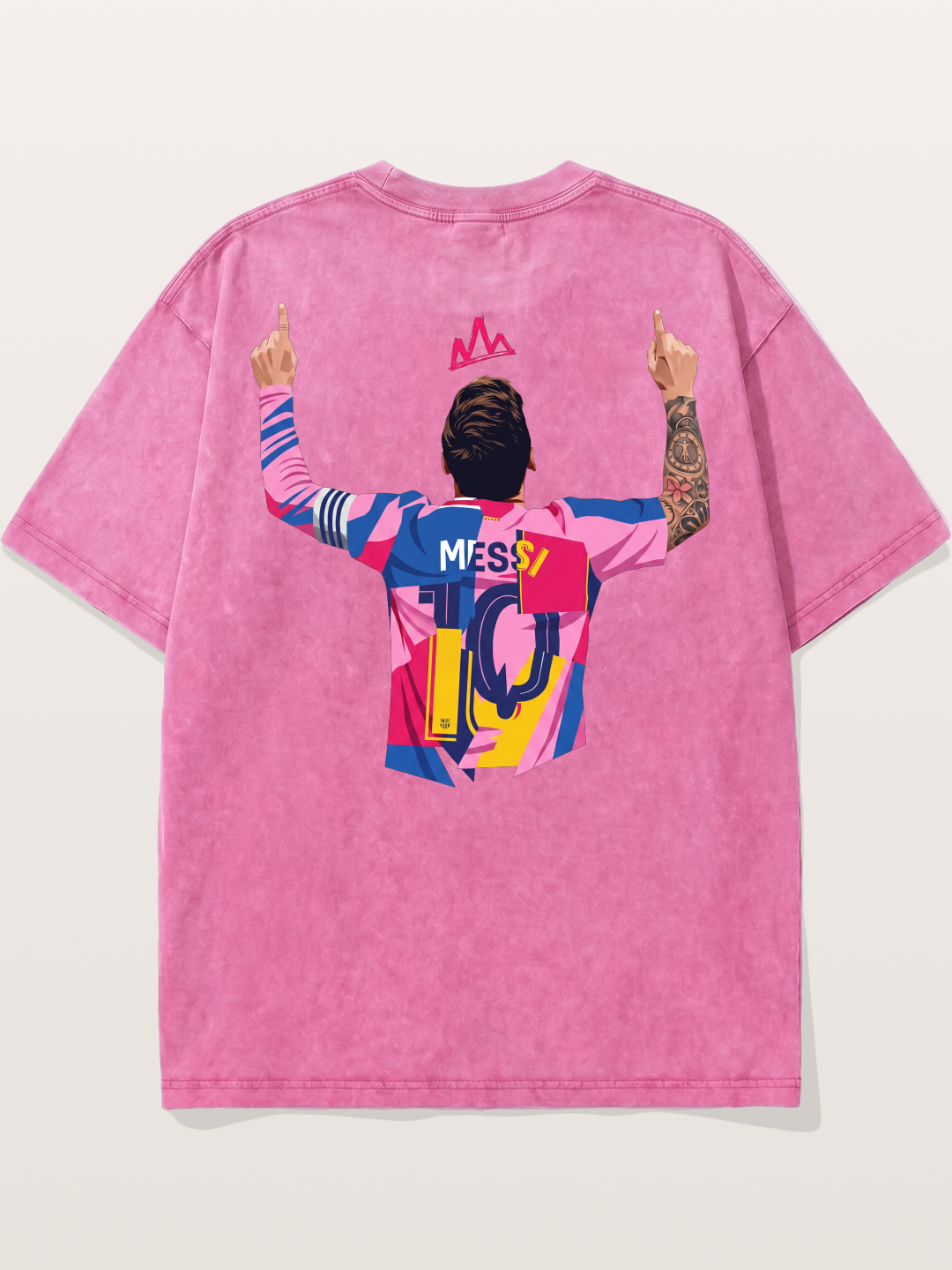 Messi No.10 Washed T-shirt
