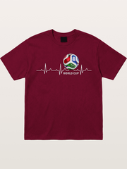 World Cup Soccer Heartbeat Graphic Gildan T-shirt