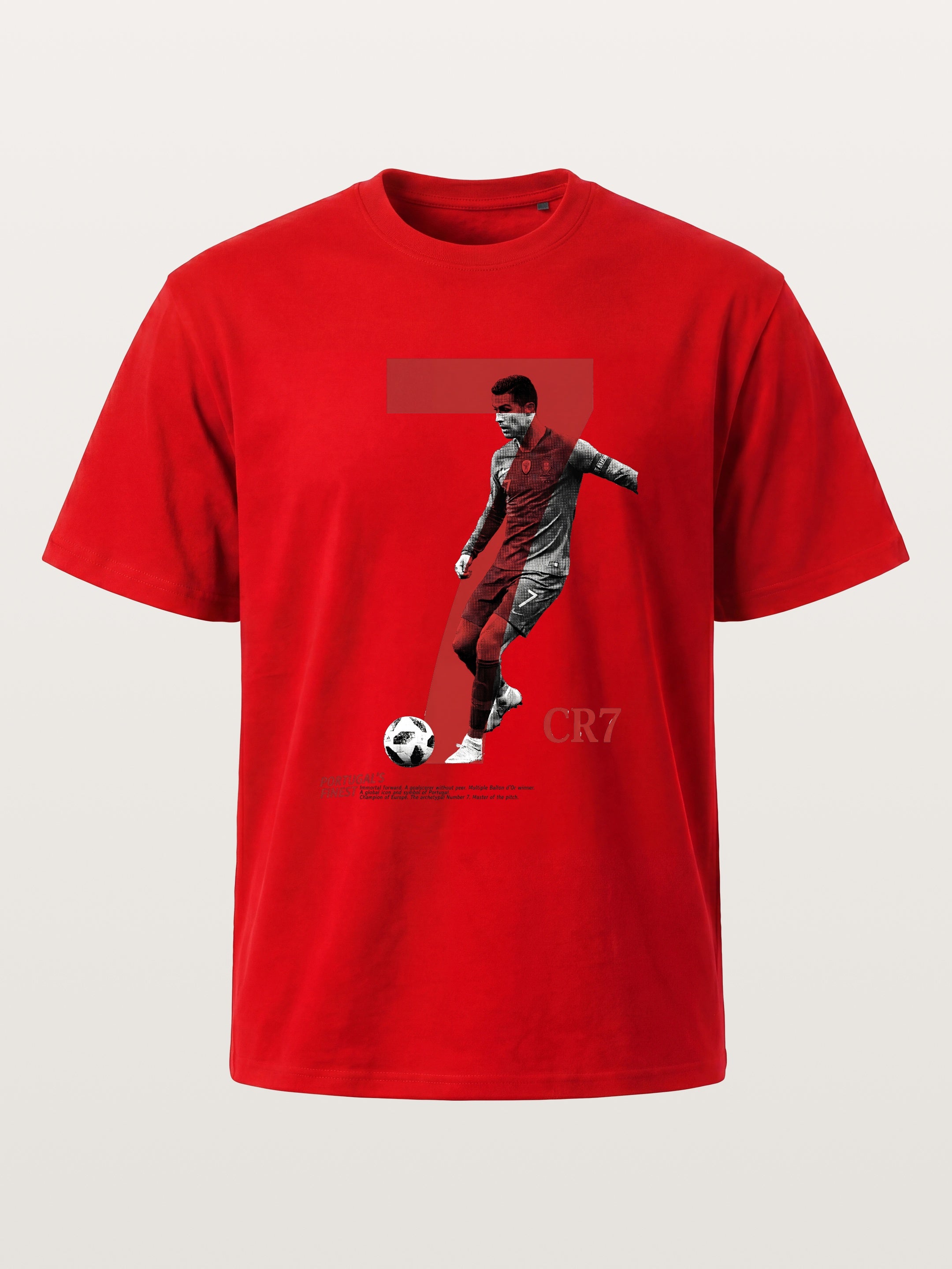 CR7 Portugal Split Portrait Cotton T-shirt