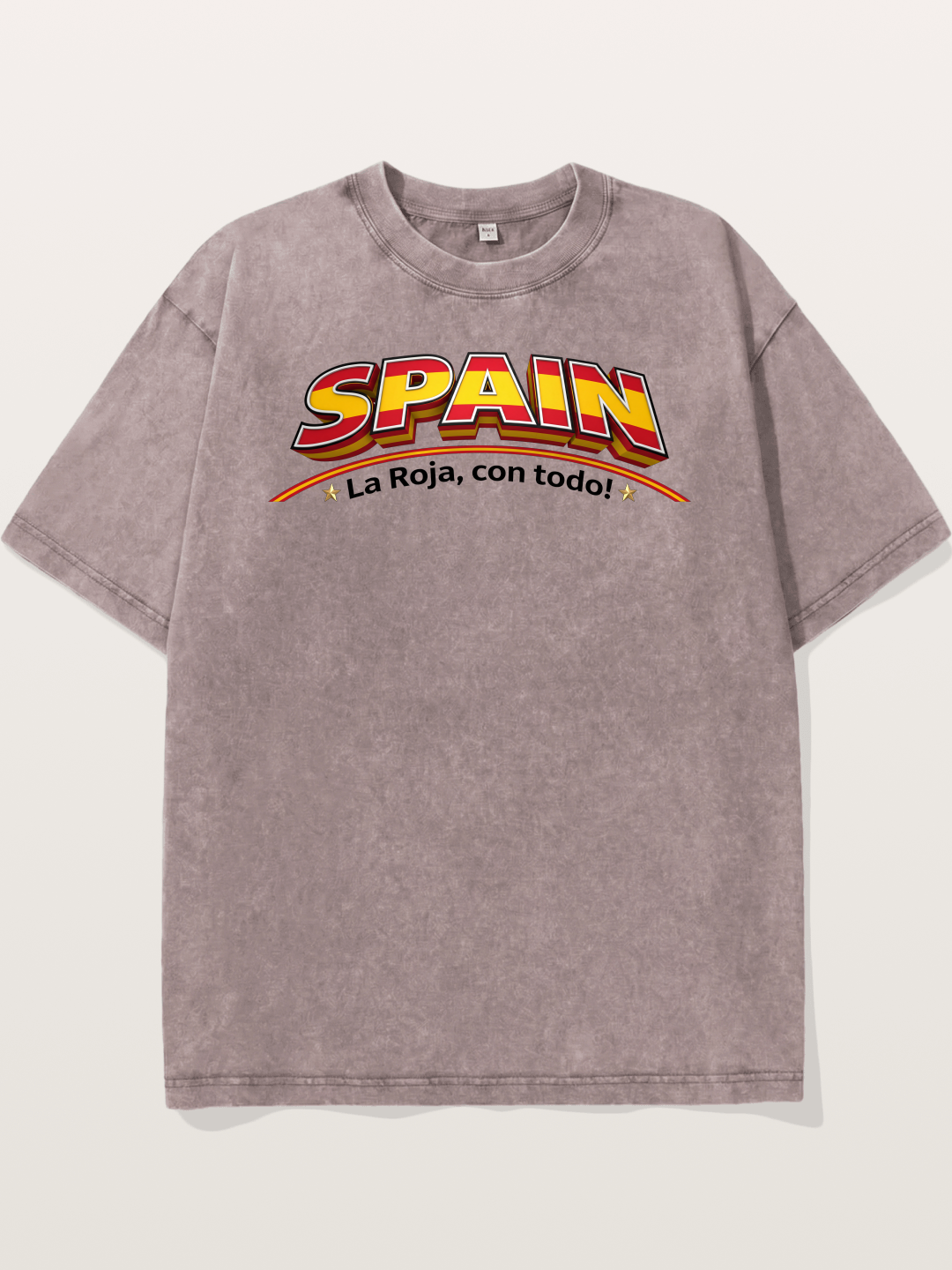 Spain Retro Team Logo WC Washed T-shirt