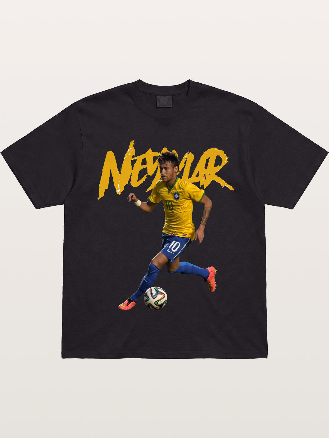 Neymar Brazil Brushstroke Art Gildan T-shirt
