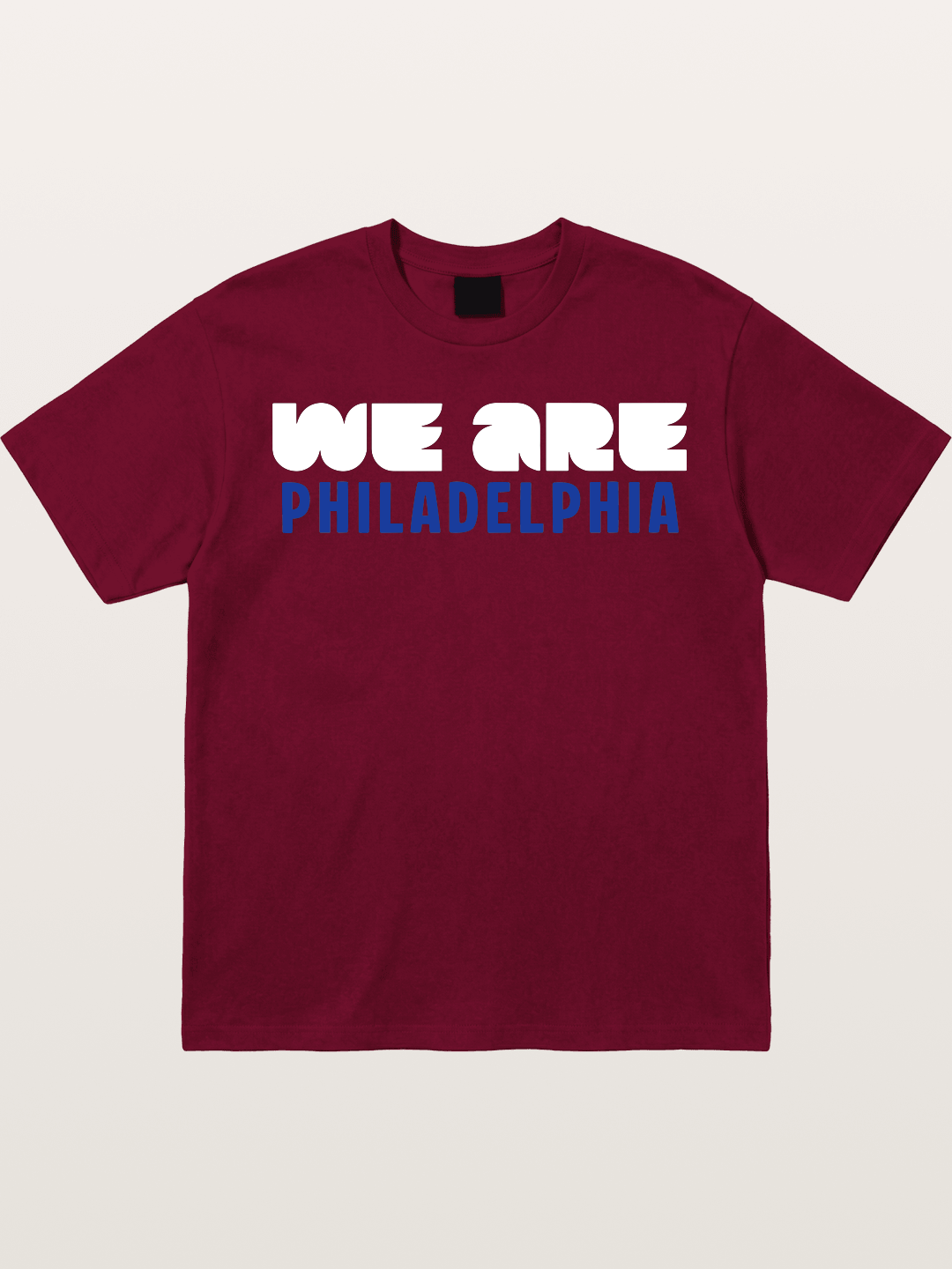 Philadelphia Navy Blue Bold Print Gildan T-shirt