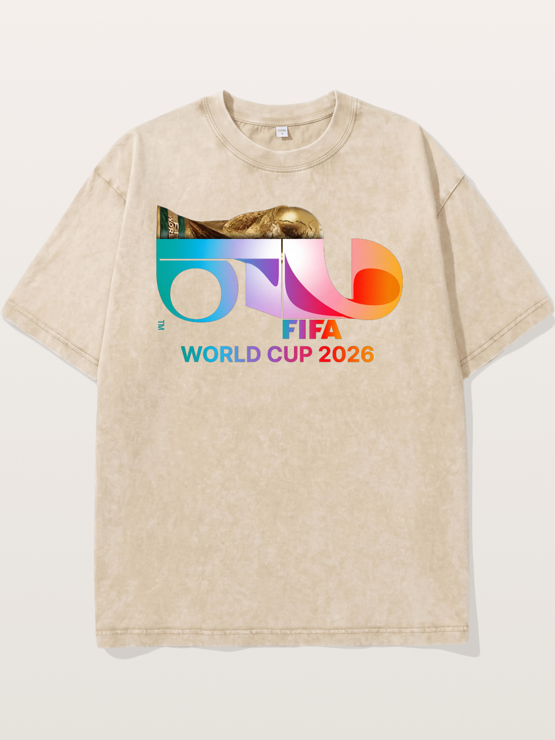 2026 FIFA World Cup Gradient Art Washed T-shirt