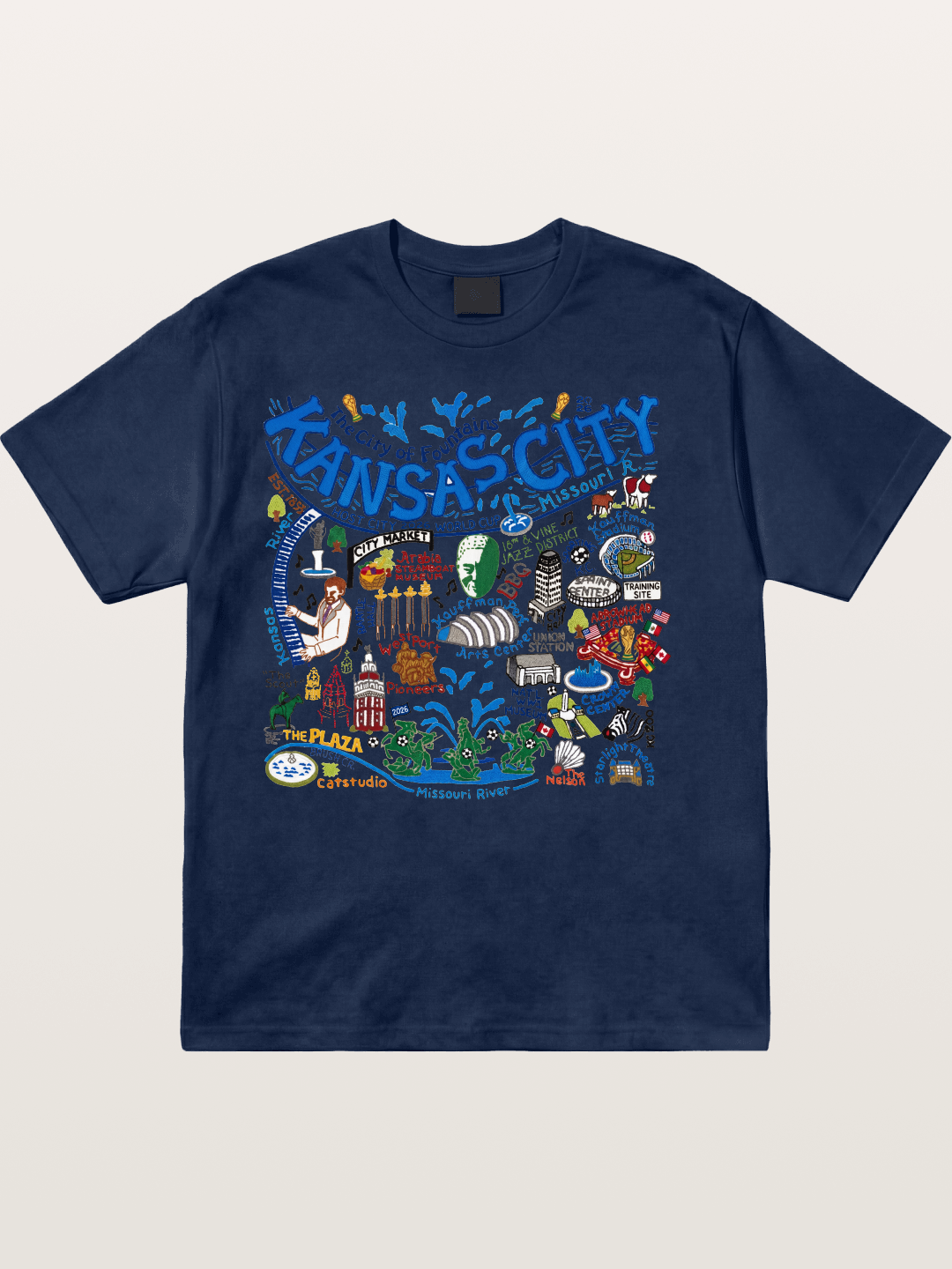 Kansas City World Cup Graphic Cotton T-shirt