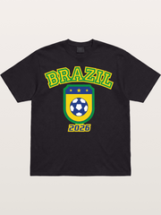 Brazil 2026 World Cup Crest Cotton T-shirt