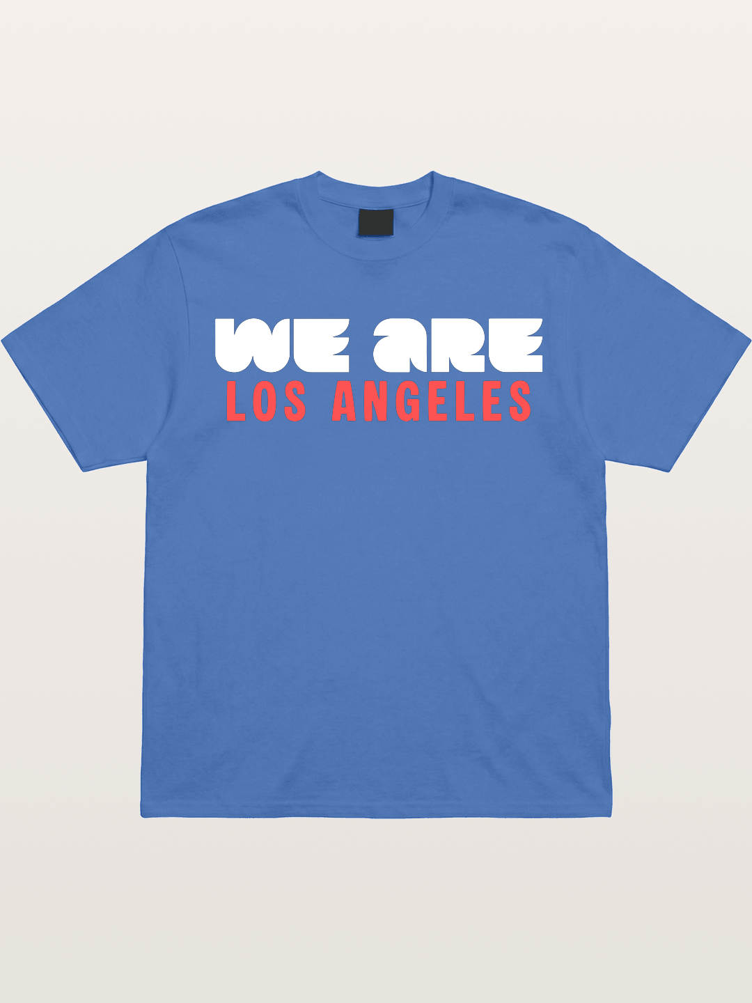 Los Angeles Red-Blue Typo Gildan T-shirt