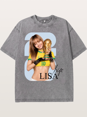 Lisa WC Trophy Portrait Washed T-shirt
