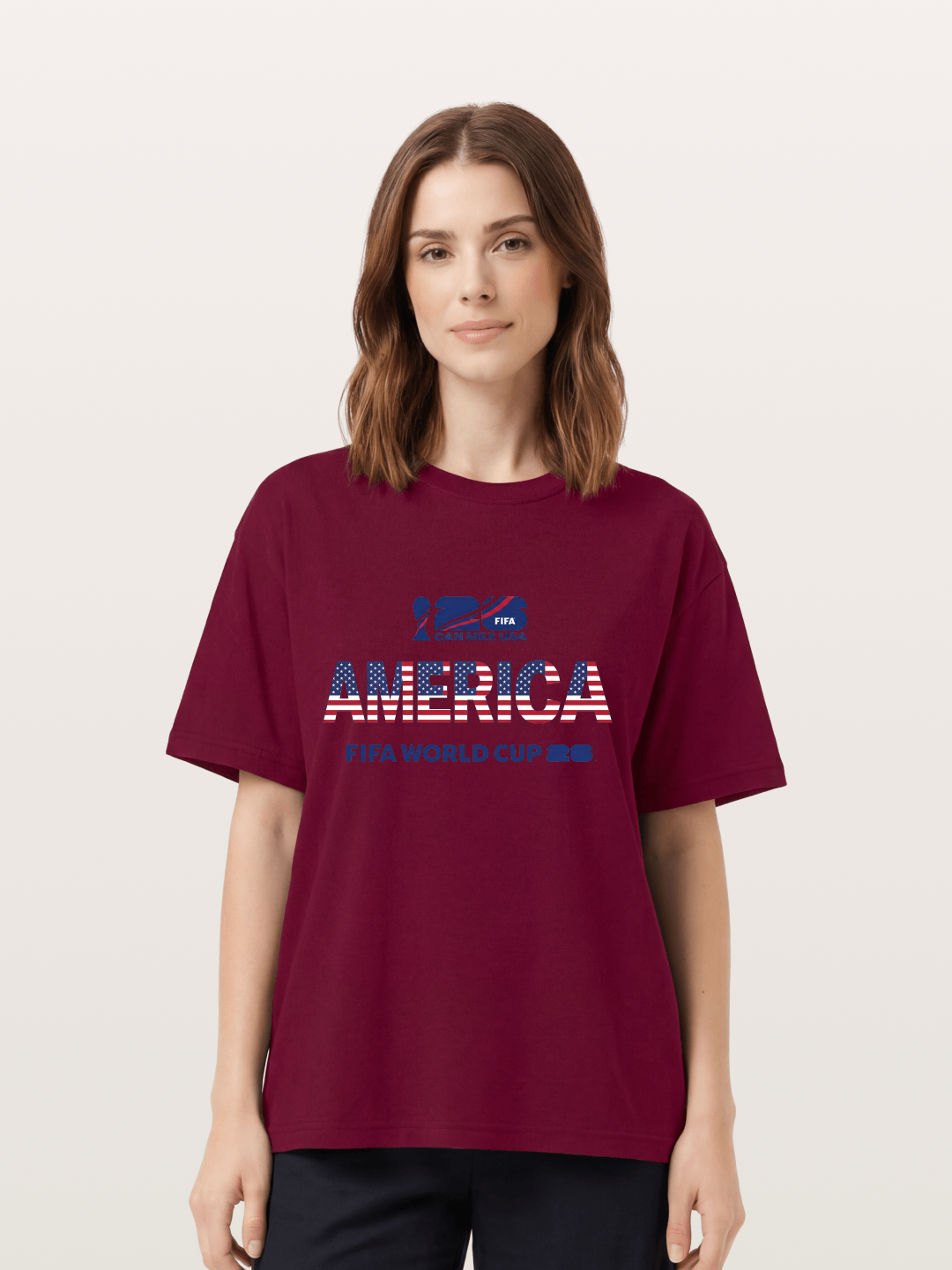 2026 World Cup MEXUSA Flag Art Gildan T-shirt