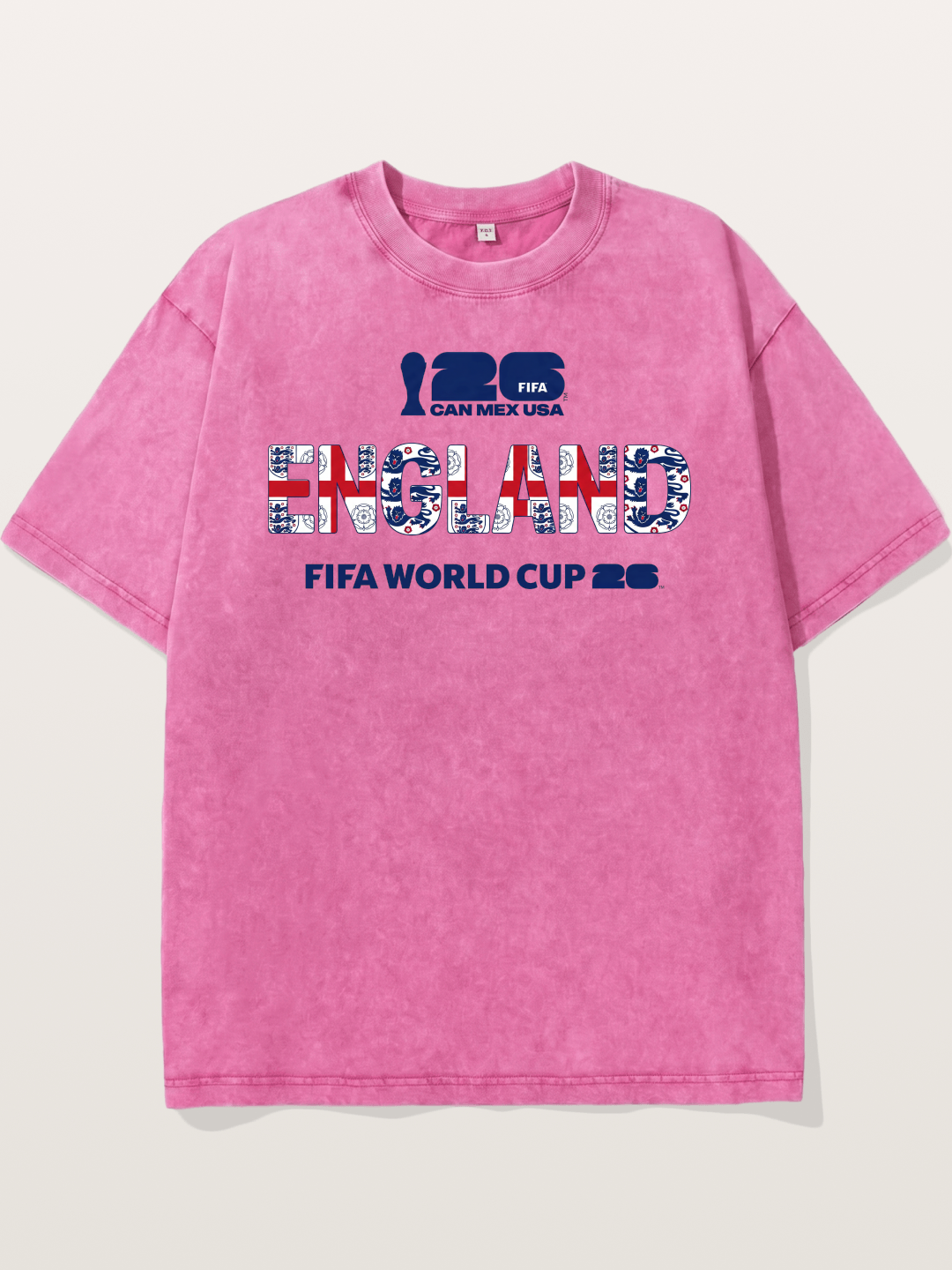 England 2026 World Cup Crest Washed T-shirt
