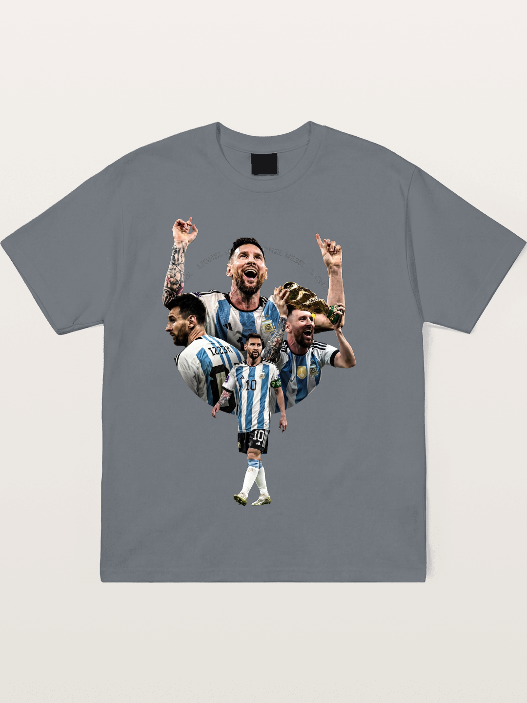 Messi World Champion Montage Cotton T-shirt