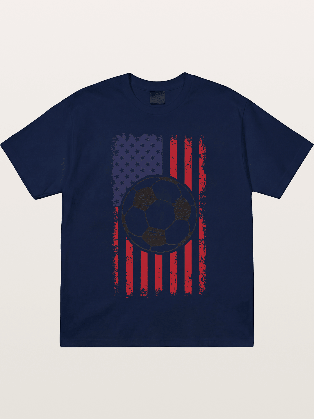 USA Flag Soccer Ball 2026 Vintage Gildan T-shirt