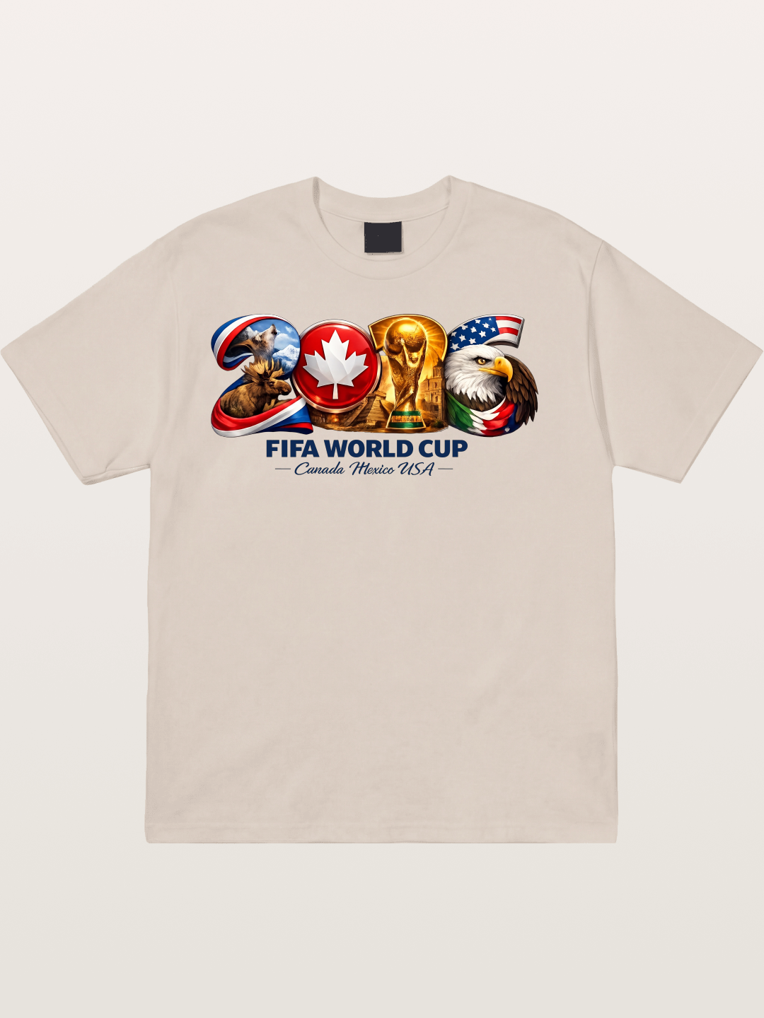 2026 FIFA World Cup Host Nations Cotton T-shirt