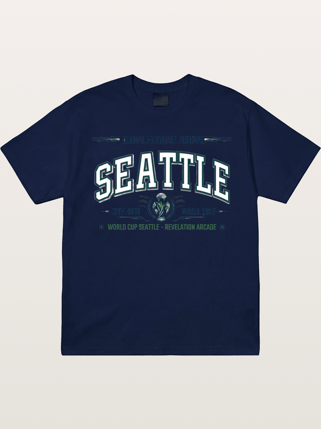Seattle 2026 WC Host Print Gildan T-shirt