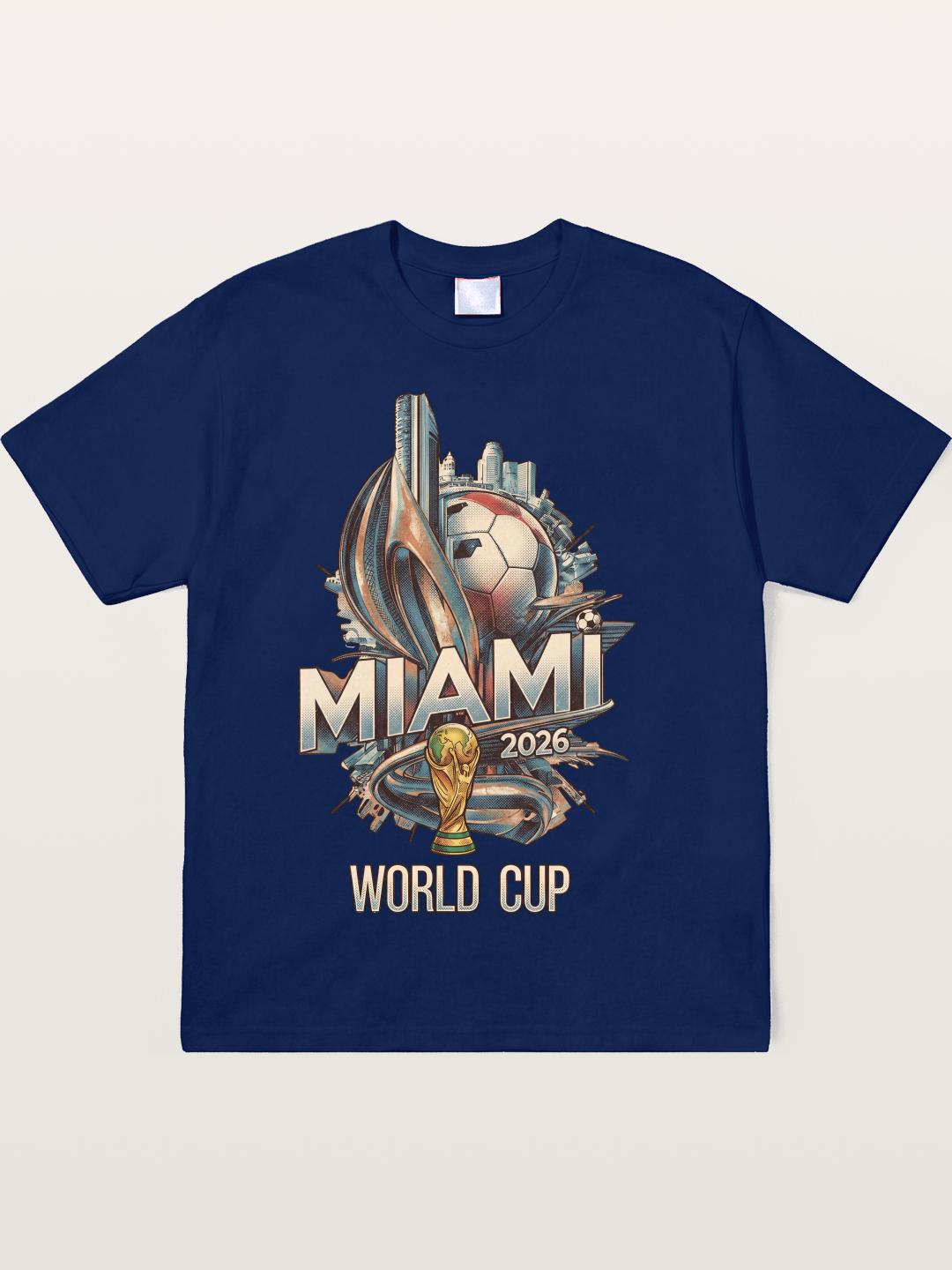 Miami World Cup 2026 Emblem Soft-Stay T-shirt