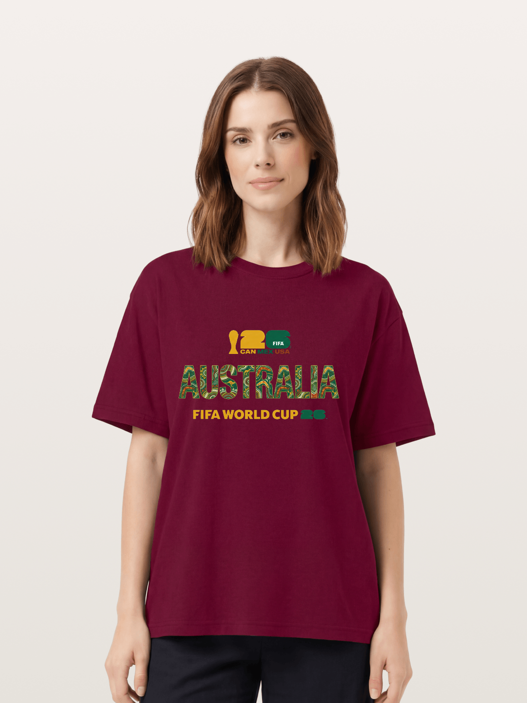 Australia 2026 Aboriginal Design Gildan T-shirt