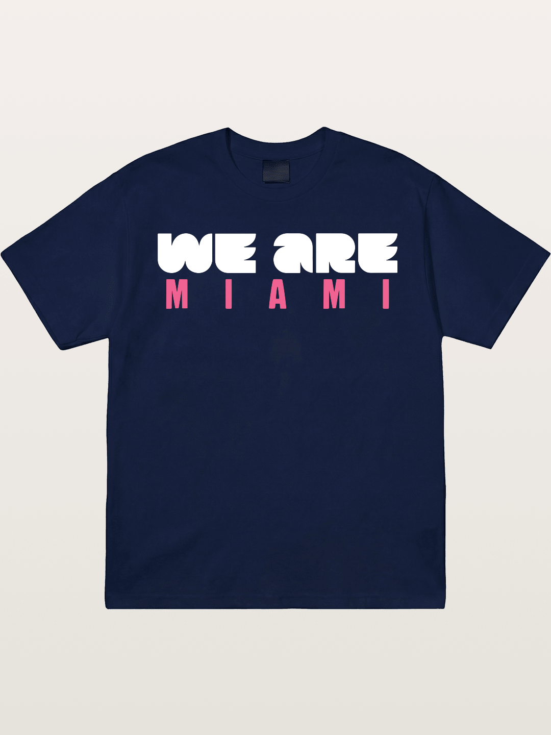 Miami Pink Patterned Letters Gildan T-shirt