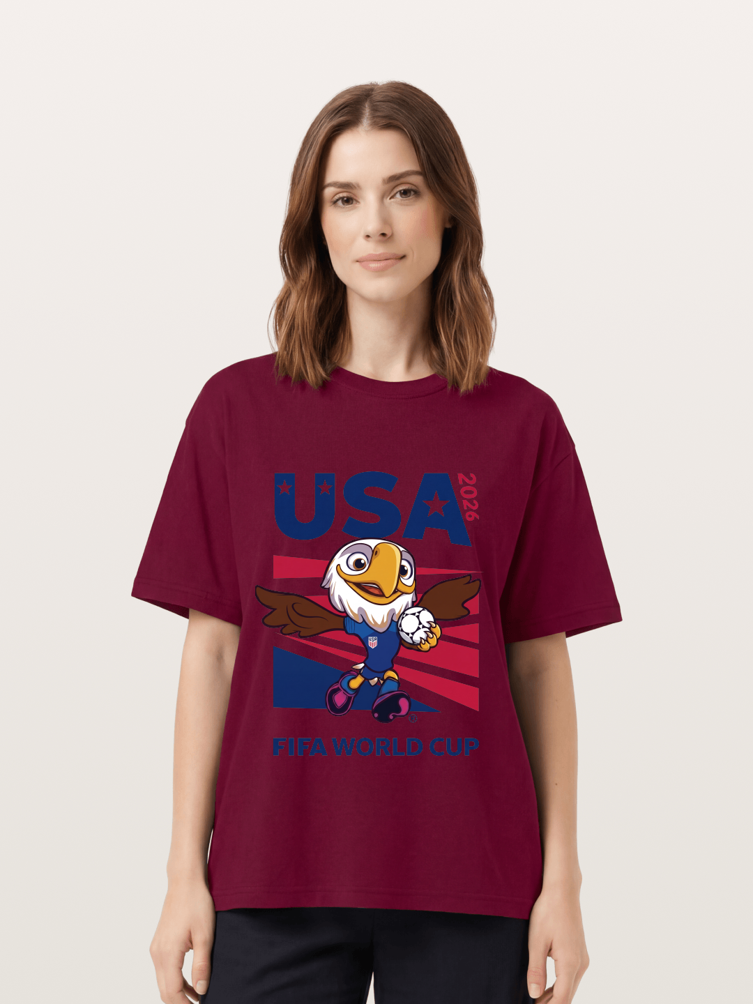 USA Eagle Mascot World Cup Gildan T-shirt