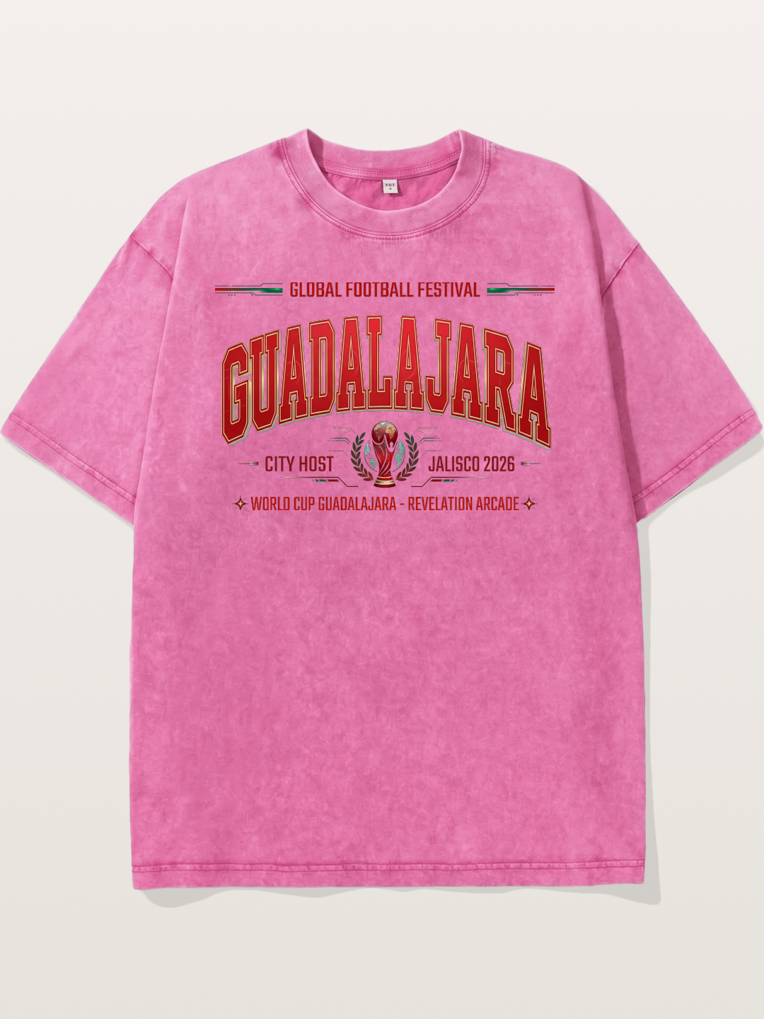 Guadalajara 2026 WC Host Print Washed T-shirt