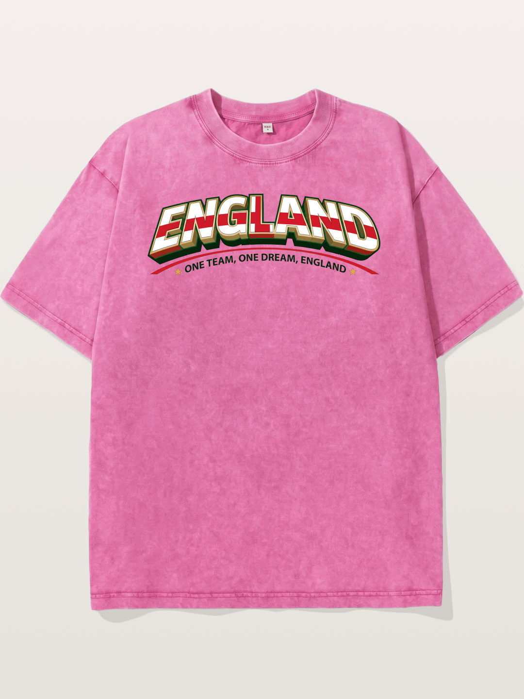 England Retro Team Logo WC Washed T-shirt