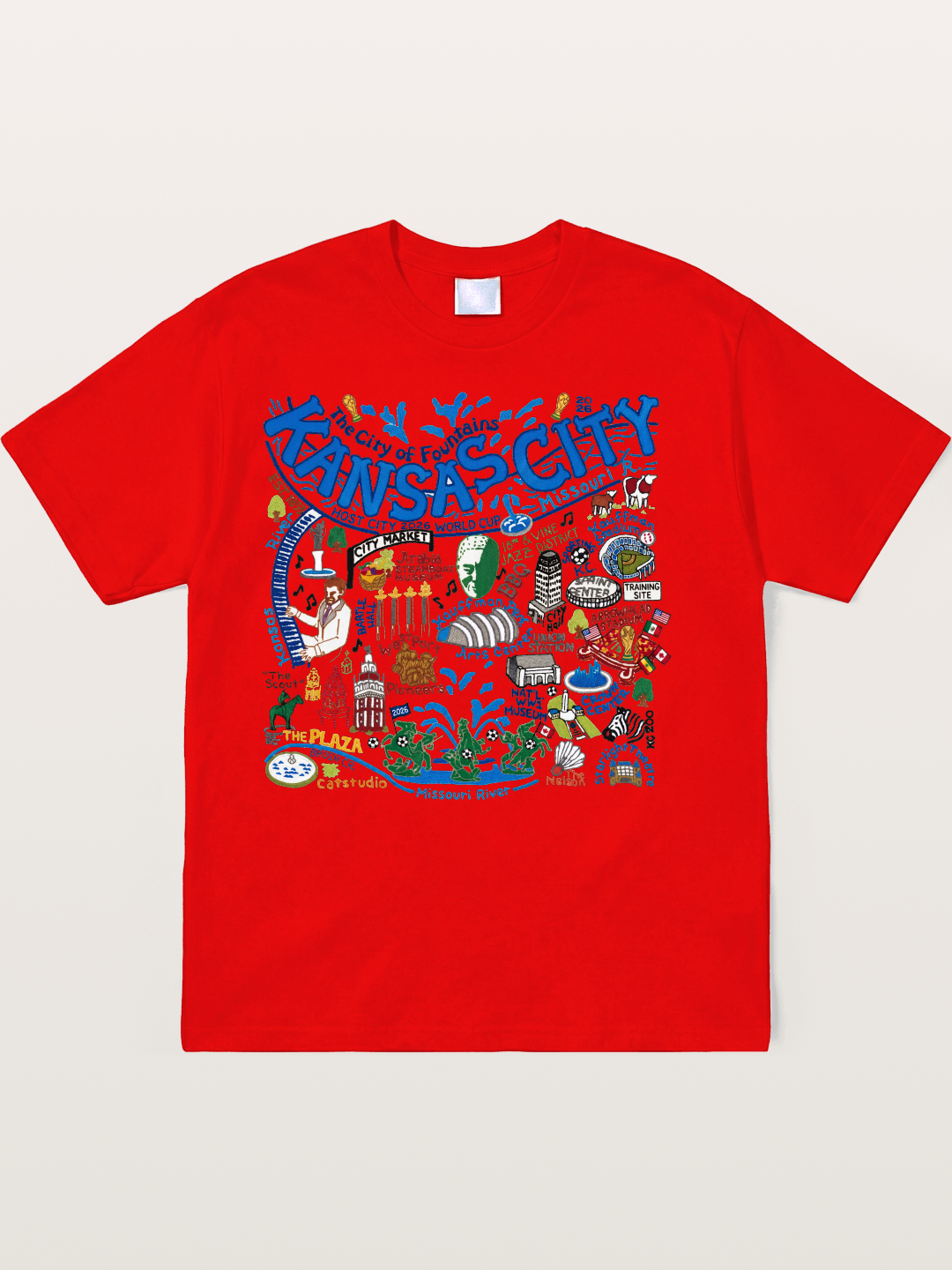 Kansas City World Cup Graphic Soft-Stay T-shirt