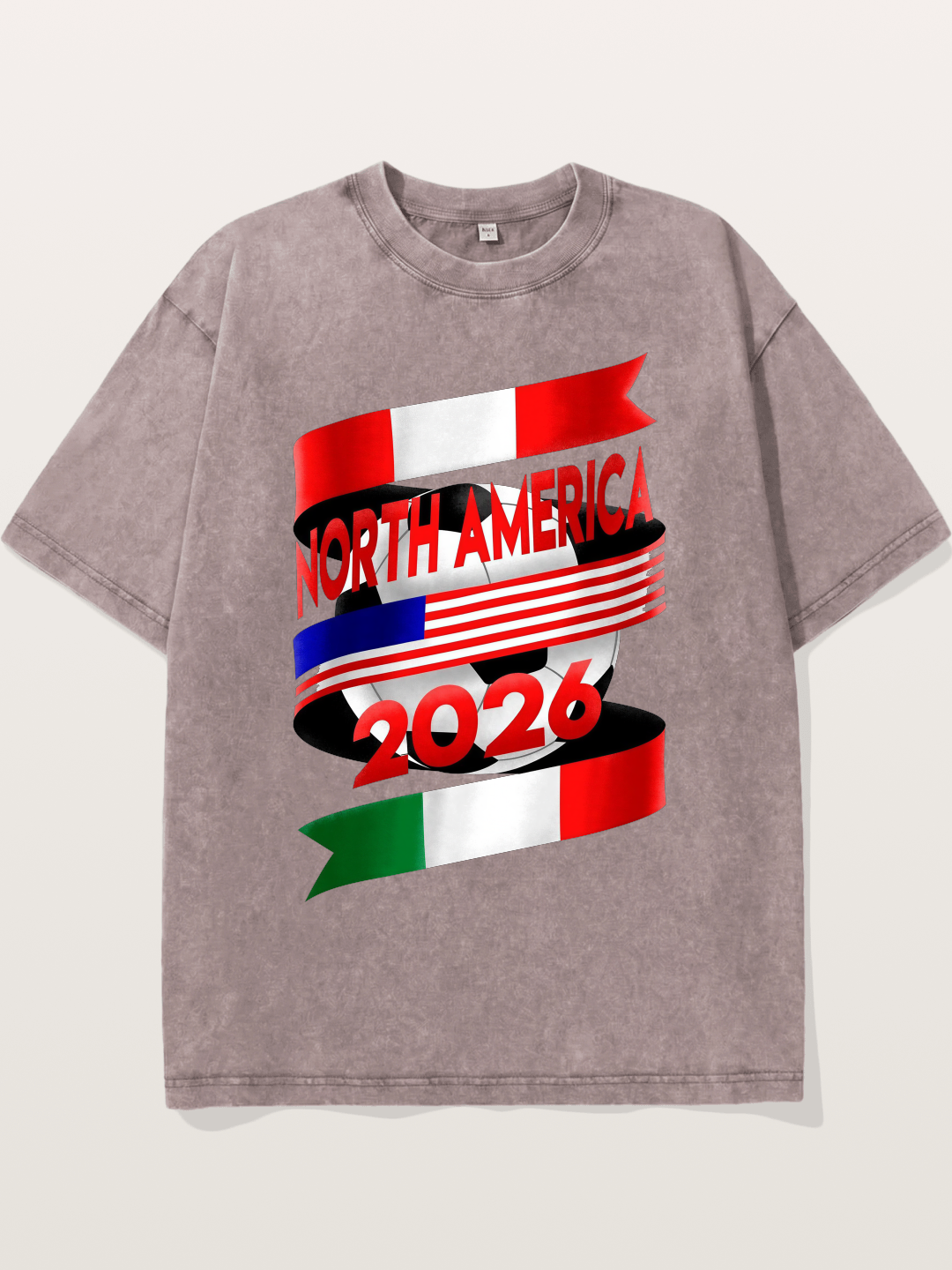 North America 2026 WC Graphic Washed T-shirt
