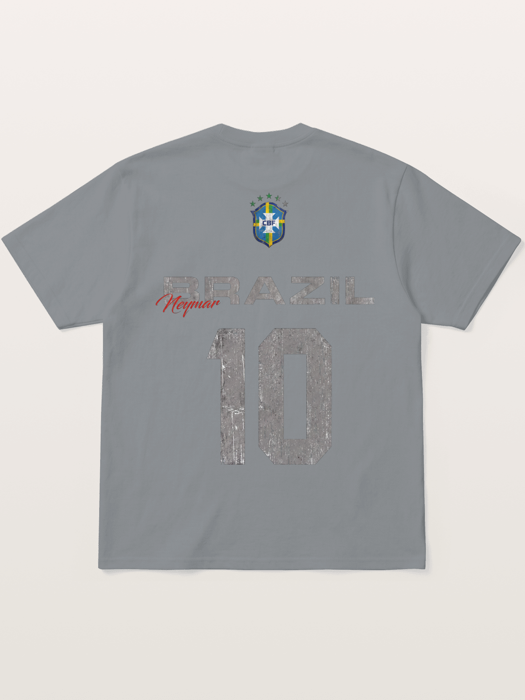 Brazil Neymar 10 Vintage Gildan T-shirt