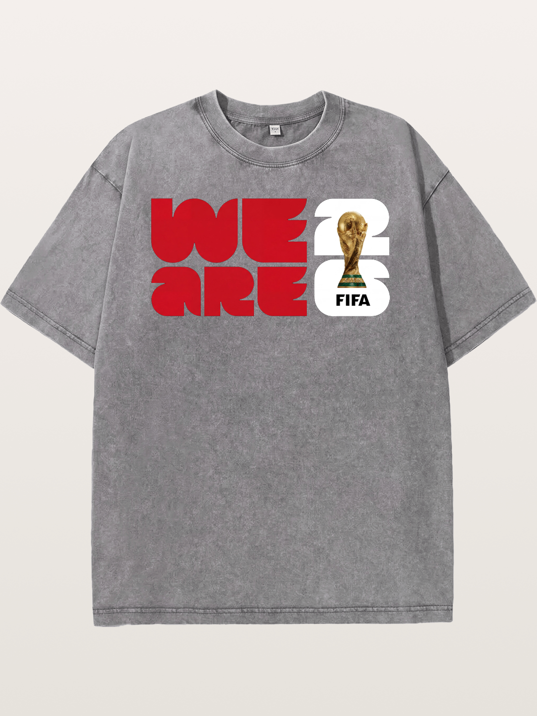 We Are FIFA World Cup Trophy Washed T-shirt